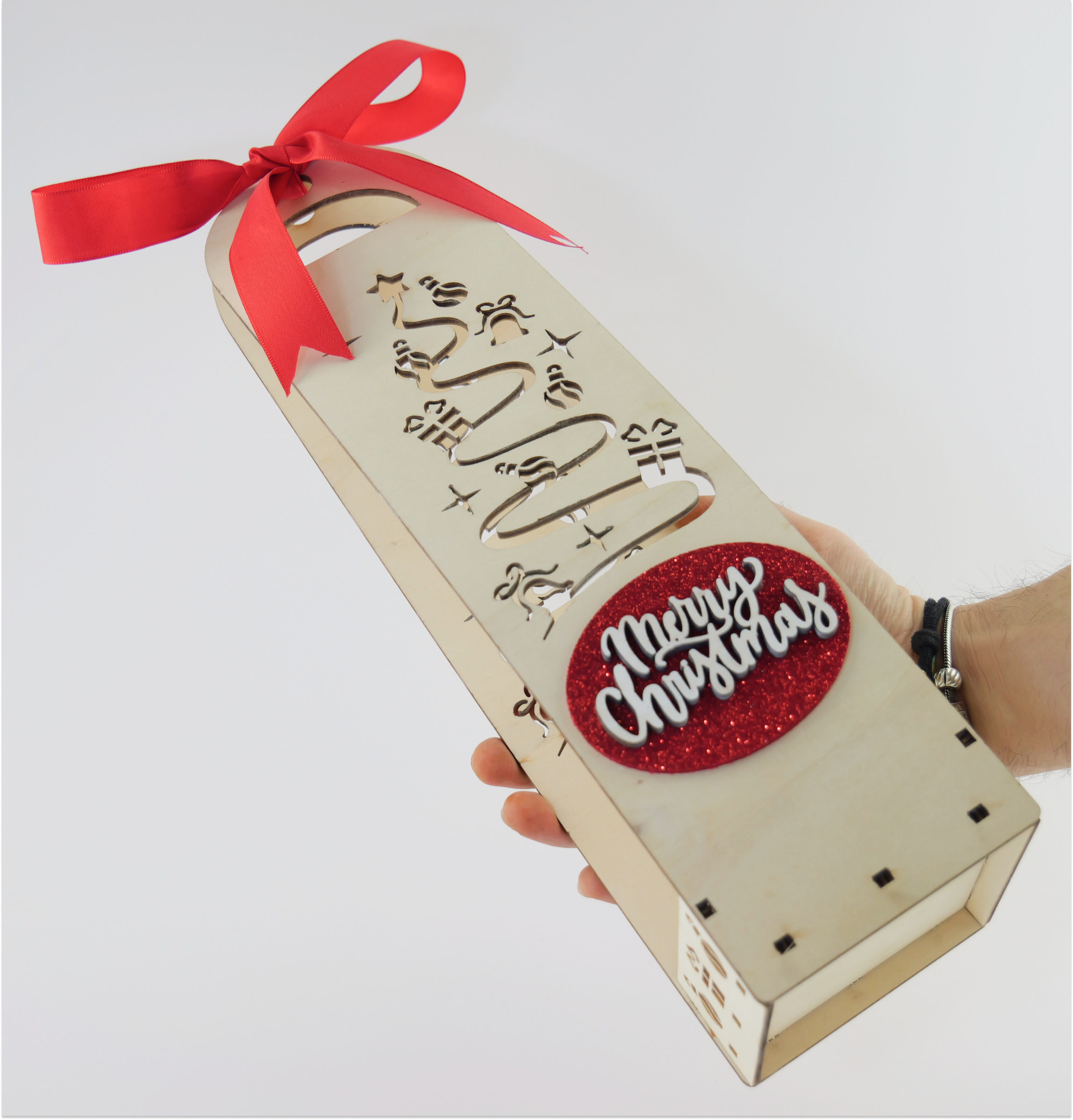 Porta Bottiglia Natalizio