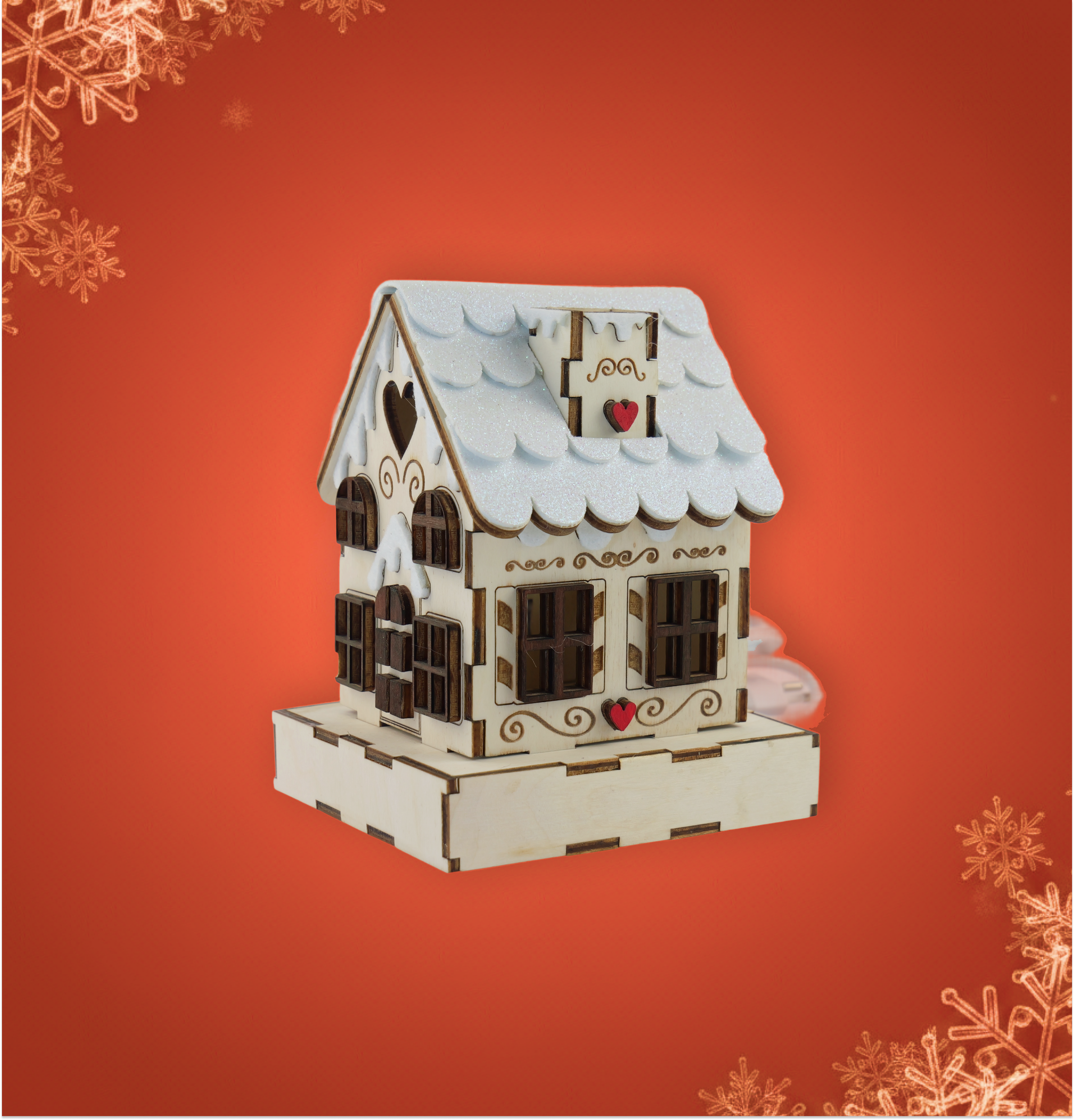 Lampada Casa di Natale