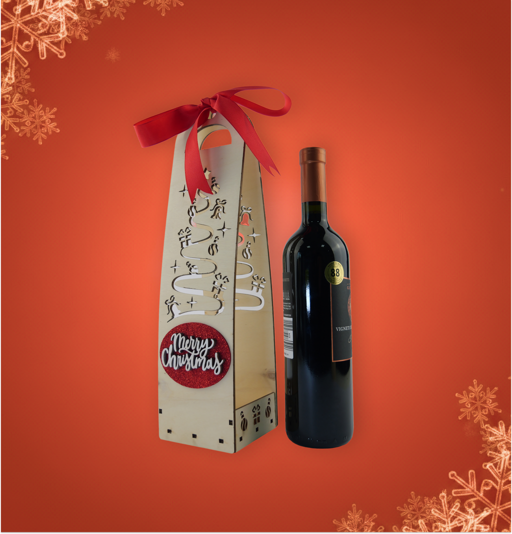 Porta Bottiglia Natalizio