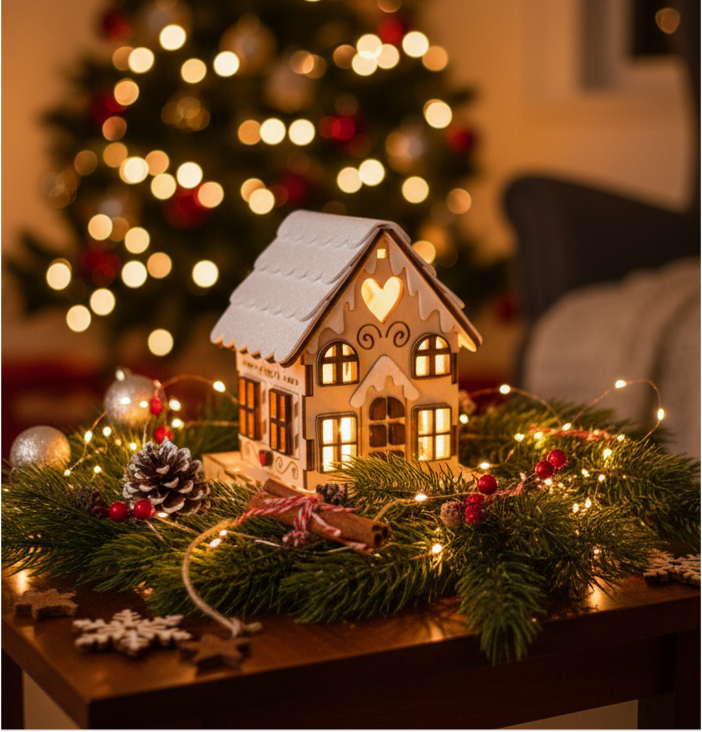 Lampada Casa di Natale