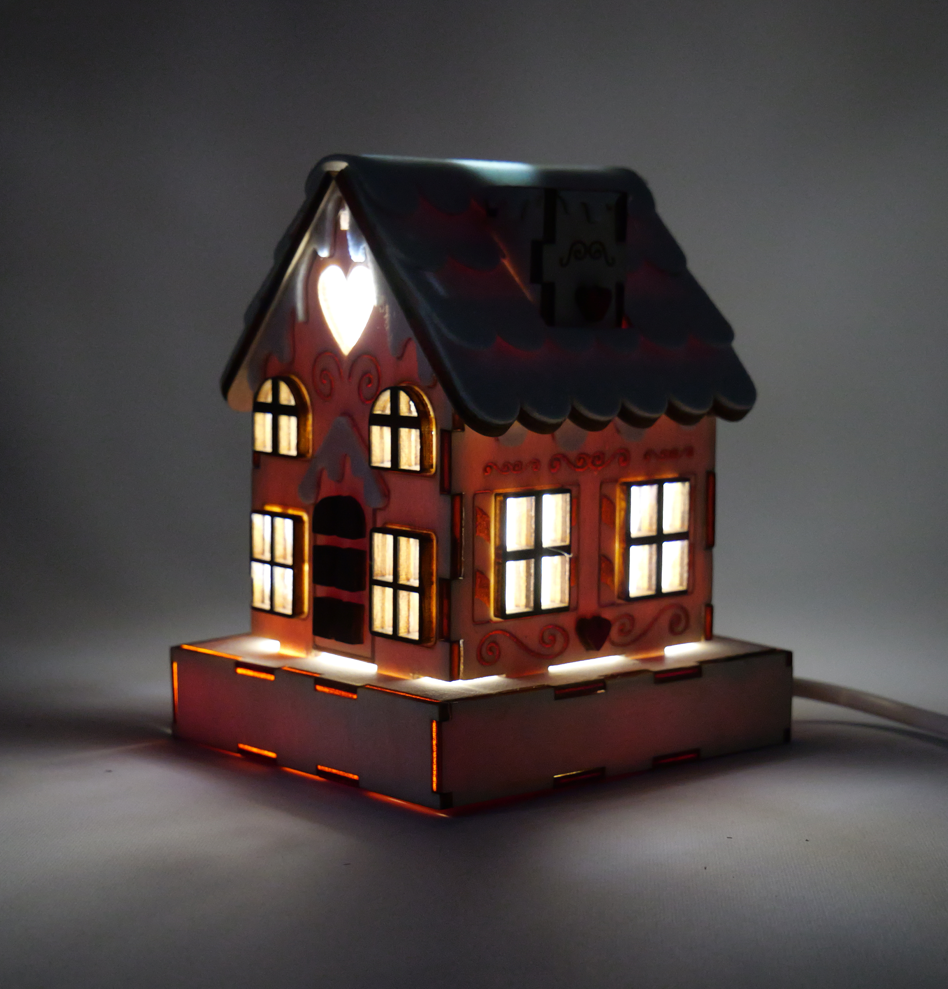 Lampada Casa di Natale